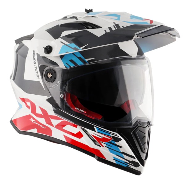 Axor Axor Helmet X-Cross Adventure - X1 Gloss White/Red